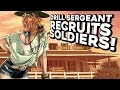 Drill Sergeant Recruits Soldiers!