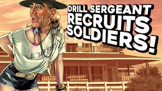 Drill Sergeant Recruits Soldiers!