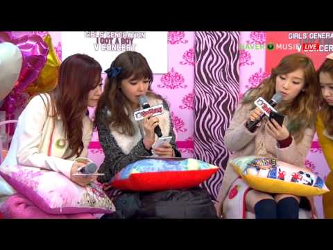 130105 SNSD YOONTAE Cut V Concert at Naver Music