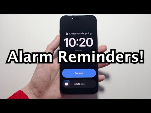 iOS 26.2: How to Set Reminder Alarm! - iPhone