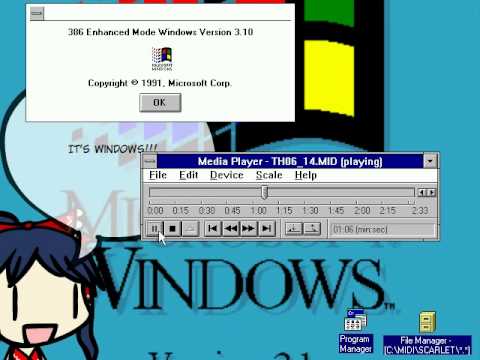 Windows 3.1 Plays: The Centennial Festival for Magical Girls!
