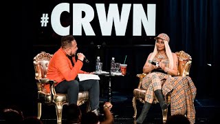 Nicki Minaj SHOCKED by fans rapping Freedom verse during CRWN Interview