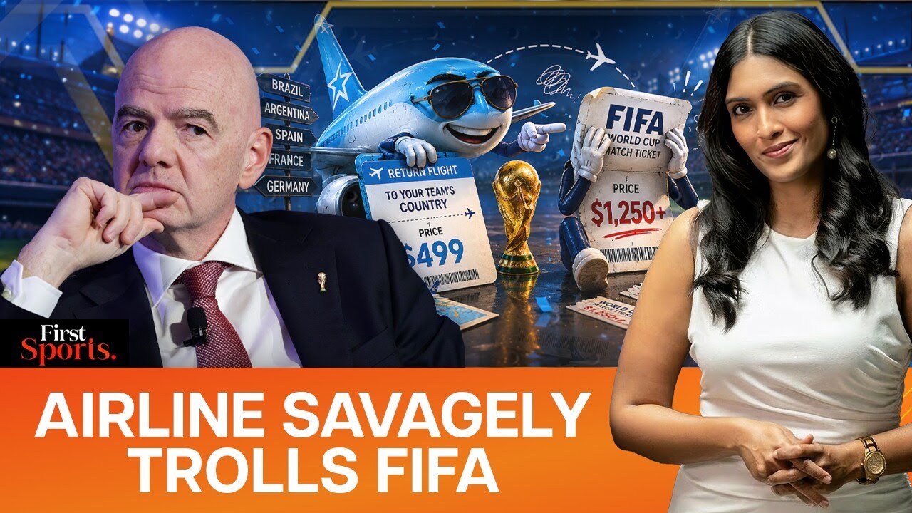 Airline Trolls FIFA Over Ticket Prices: Vacation Cheaper Than WC? | First Sports With Rupha Ramani