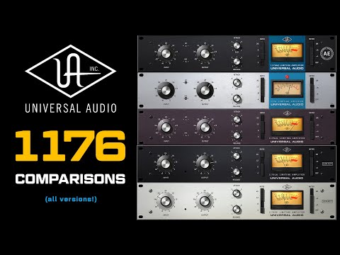 UAD 1176 Compressor Comparison (ALL Five Versions!)