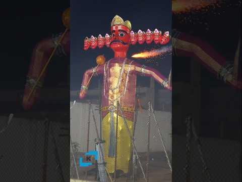 Ravan Dahan | Biggest Ravan big Ravan Dahan | Hyderabad | Amberpet #RavanDahan