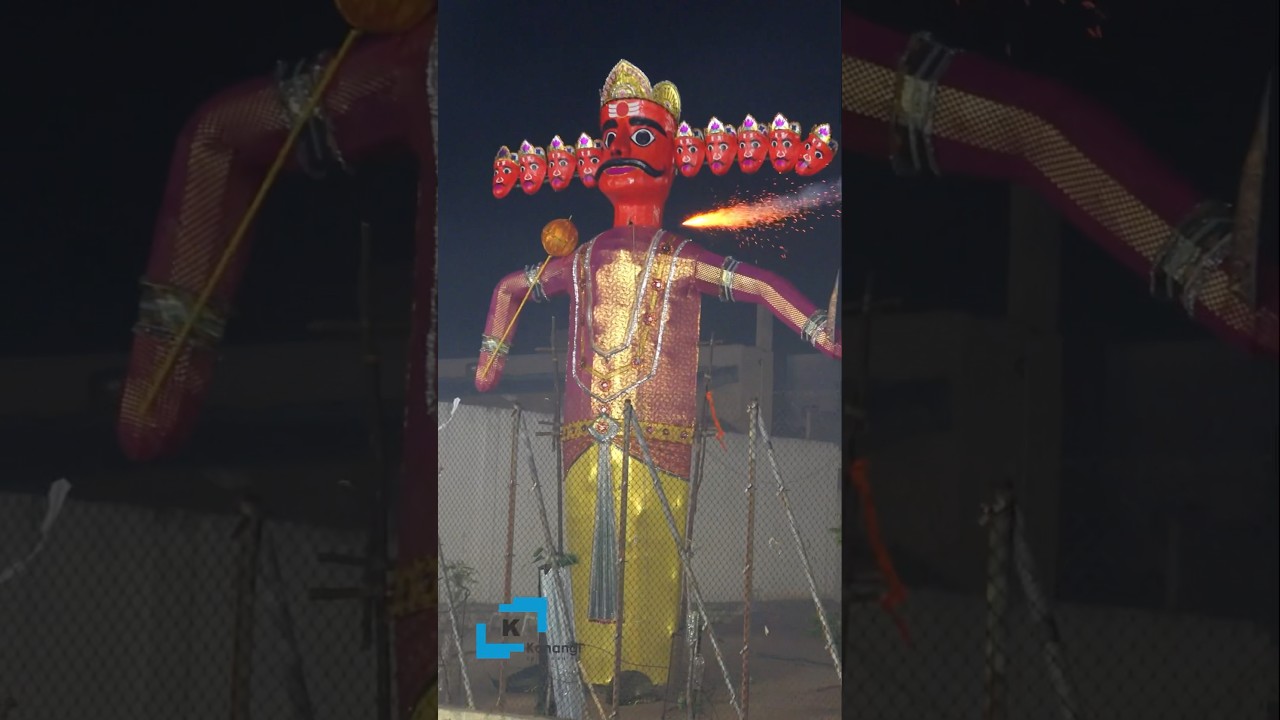 Ravan Dahan | Biggest Ravan big Ravan Dahan | Hyderabad | Amberpet #RavanDahan