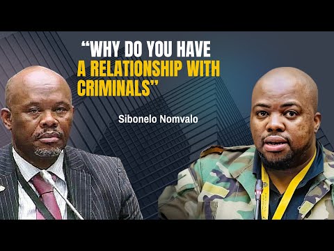 MK Party MP Sibonelo Nomvalo Grills General Shadrack Sibiya at the Ad Hoc committee 