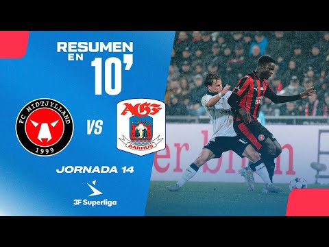 ⚽Summary in 10': FC Midtjylland vs Aarhus GF - Date 14 Danish Superliga 2025-26