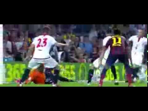 Alexis Sánchez Amazing Goal Barcelona vs Sevilla 14/09/2013