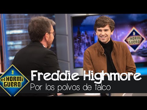 Freddie Highmore en apuros por culpa de unos polvos de talco - El Hormiguero