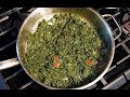 Bhaji (baby spinach) #TastyTuesdays | CaribbeanPot.com