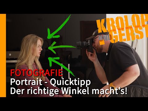 Portrait - Quick tip! The right angle makes all the difference! 📷 Krolop&Gerst