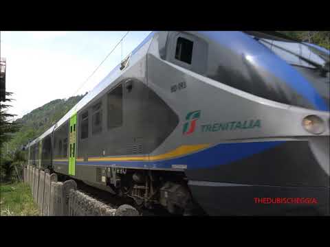 LA PARTENZA DEL MINUETTO D. IN DOPPIA DALLA STAZIONE DI LIMONE P  (CN) SAB. 22 - 5 - 2021.