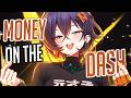 Nightcore MONEY ON THE DASH Rock Version Lyrics