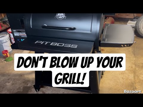 Don’t blow up your grill! Pit Boss PB850CS1 Pellet Smoker
