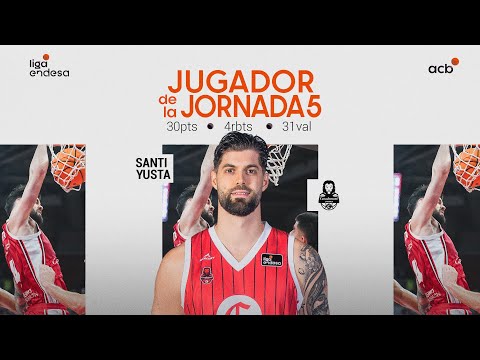 Santi Yusta, Jugador de la Jornada 5  | Liga Endesa 2025-26