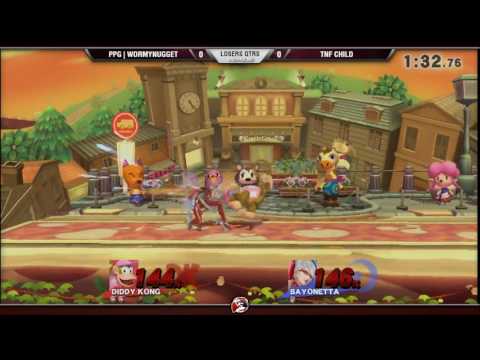 VS Weekly 2/23/17 - Losers Qtrs - WormyNugget (Diddy) vs. Child (Bayonetta) - Smash 4