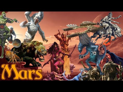 All Martians in The Barsoom Series (Princess of Mars – John Carter)