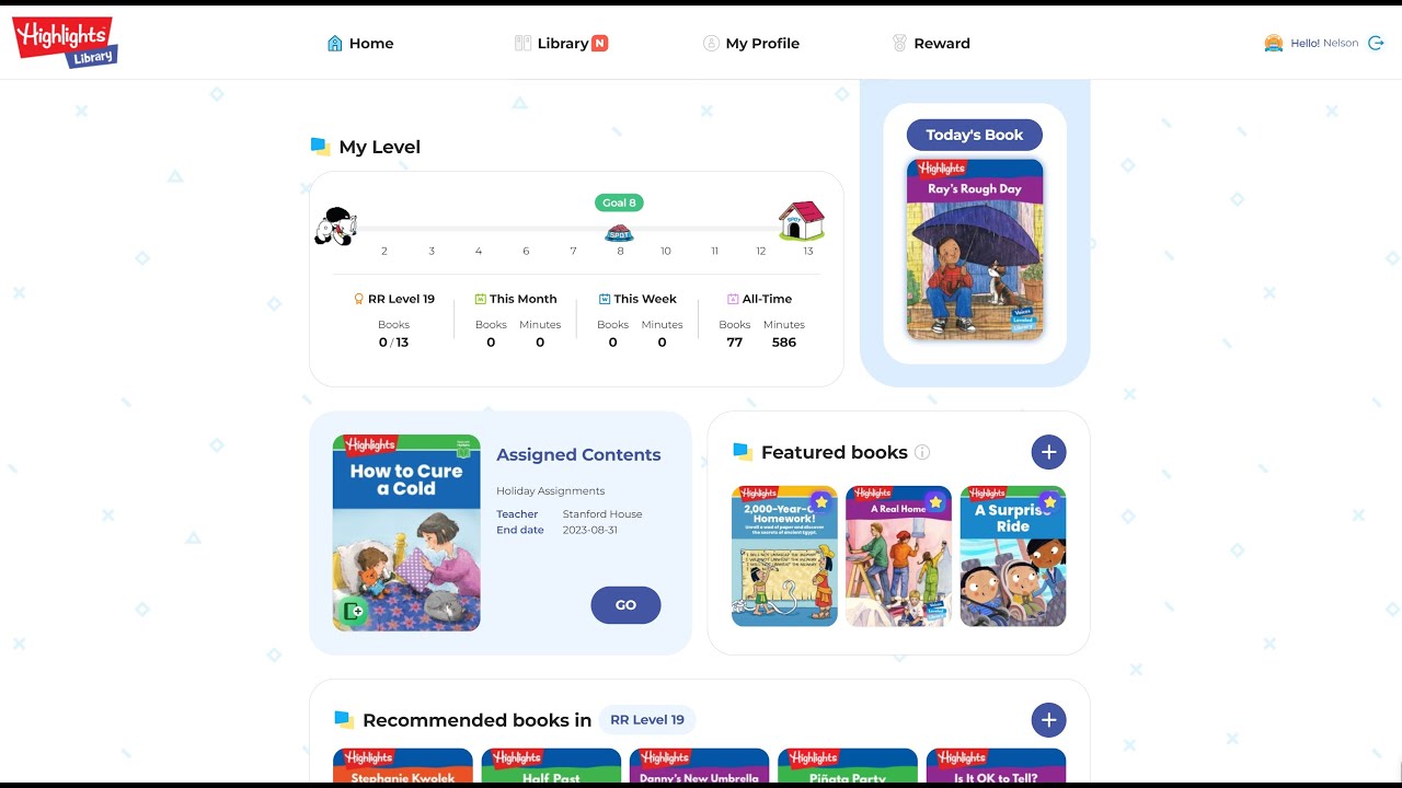Highlights Library (online reading)