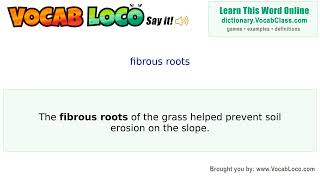 Video thumbnail for fibrous roots