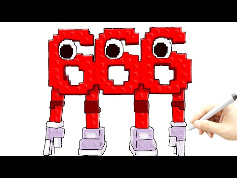 How to draw 666 steal a brainrot