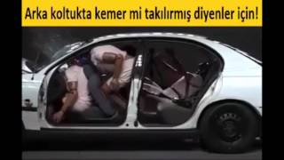 Arka Koltuk Emniyet Kemeri Önemi