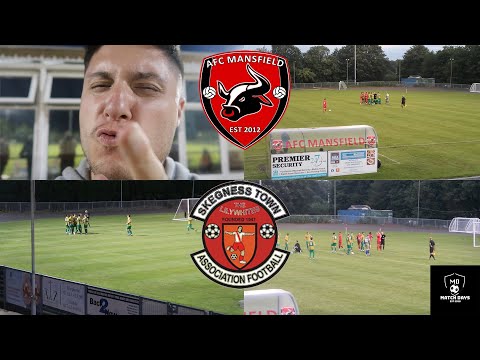 RED CARD AND A BRACE OF REFERENCES- AFC MANSFIELD V SKEGNESS TOWN  MATCH DAYS