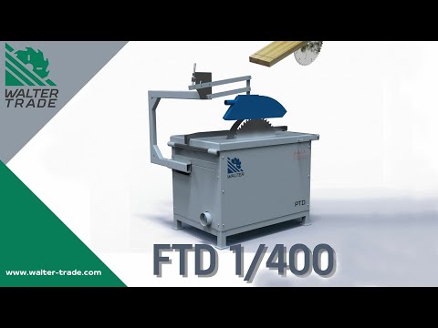 Machine for longitudinal and cross-cutting of boards PTD 1/400 WALTER