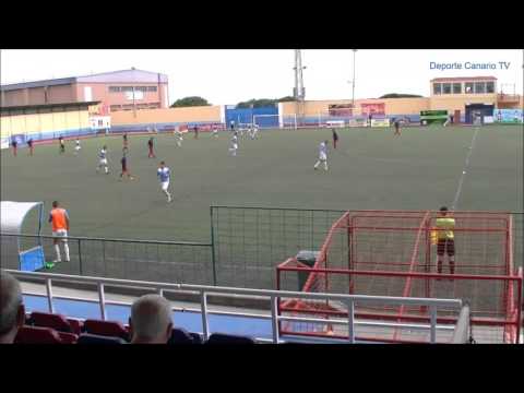 Gol de Pedro, jugador del CD Cotillo 4 10 2015