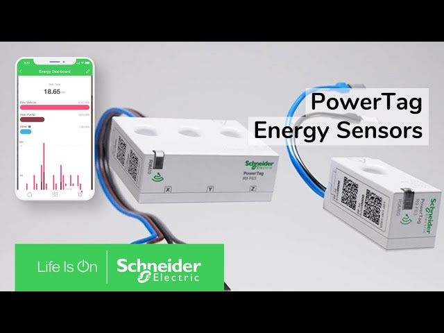 schneider electric Energiamittari paneeli wiser pt r9 3p+n flex