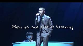 EXO D.O. Ft. Chanyeol - For life Live (English version) Lyrics Video