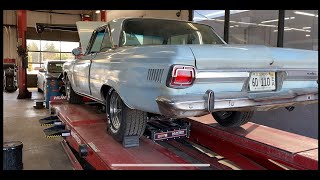 Louise is getting closer to being done. - 1965 Plymouth Satellite