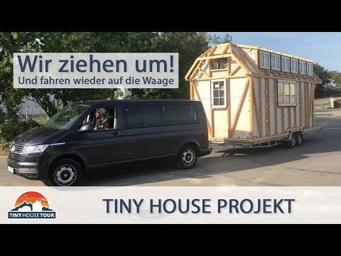 WIR ZIEHEN UM! – Unser Tiny House bekommt endlich einen neuen Stellplatz | TINY HOUSE TOUR