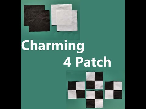 How to make Four-Patch blocks from Charm Squares