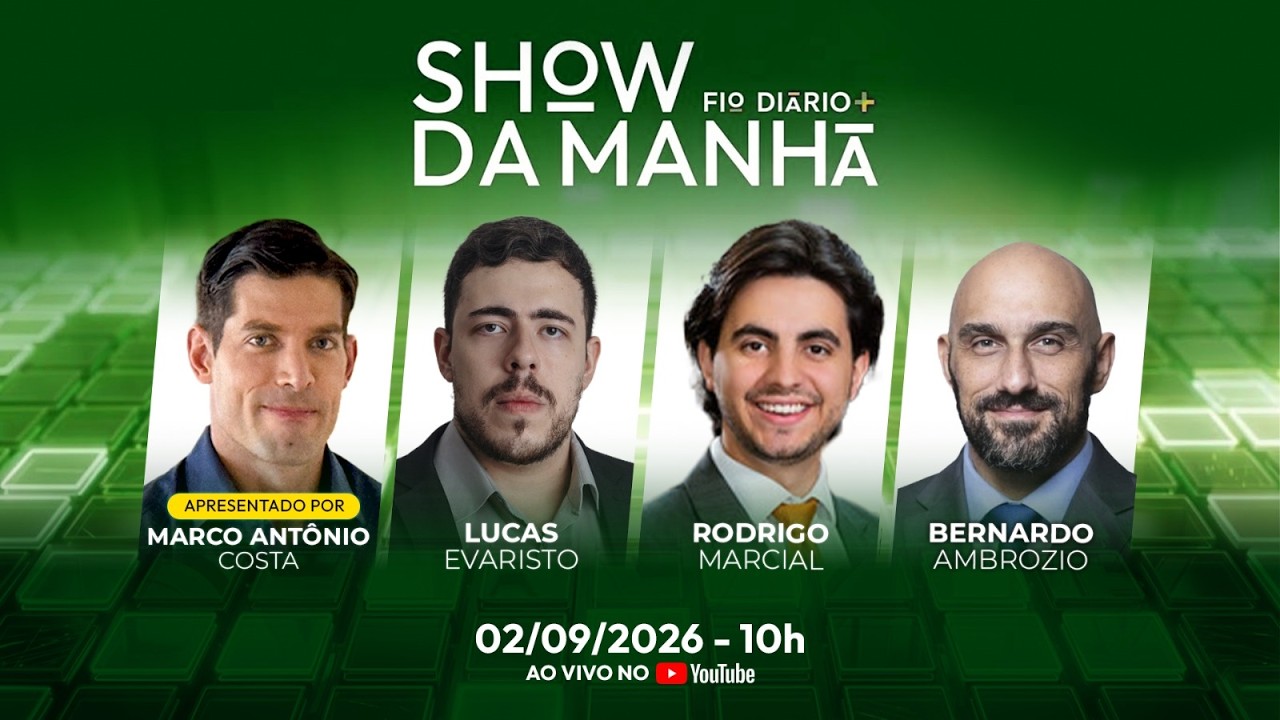 SHOW DA MANHÃ COM MARCO ANTÔNIO COSTA, RODRIGO MARCIAL, LUCAS EVARISTO E BERNARDO AMBROZIO  02/09