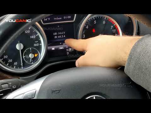 Mercedes Benz Check Battery Voltage via Cluster