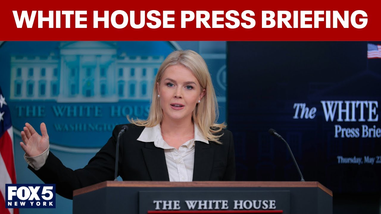 FULL: Karoline Leavitt White House press briefing | May 22, 2025