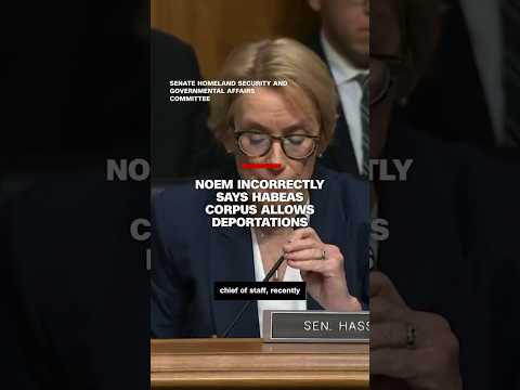 Noem incorrectly says habeas corpus allows deportations