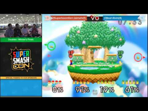 SSC 2016 Smash 64 Doubles - JamieHR & SuPeRbOoMfAn Vs. Isai & Alvin - SSB64 Winners Finals