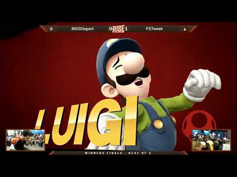Rise 2018 Winners Finals - P1|Tweek (Bayonetta) vs BSD|Elegant (Luigi)