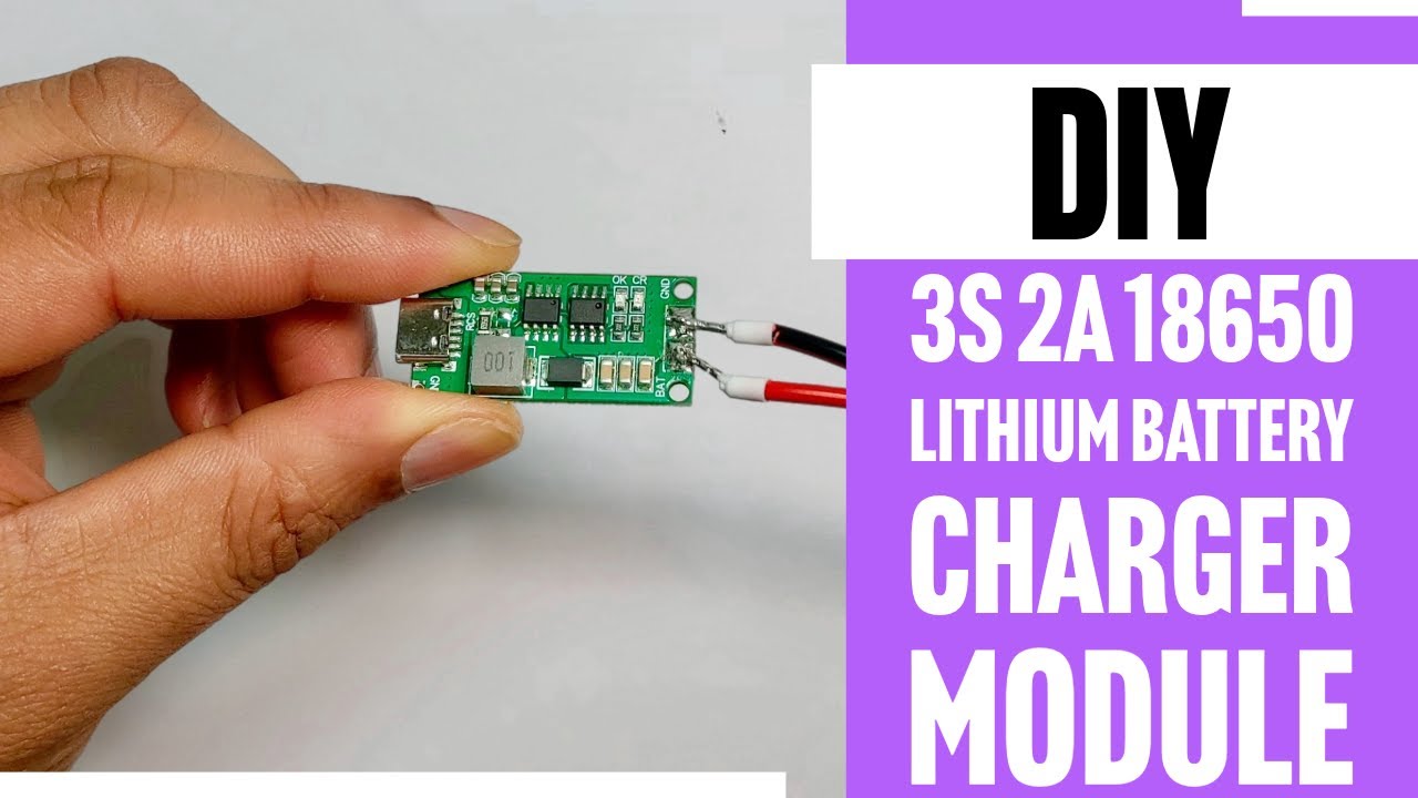 3S 2A 18650 LITHIUM BATTERY CHARGER module