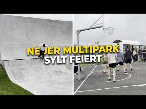 [News] Erster Abschnitt vom neuen Skatepark auf der Nordsee Insel Sylt eröffnet