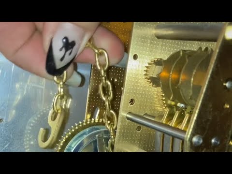 Lower chains on Tempus Fugit grandfather clock and pendulum troubleshoot