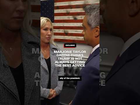 マーjorie・テイラー・グリーン、トランプ氏はスタッフから常に最善のアドバイスを受けているわけではないと考える (Marjorie Taylor Greene thinks Trump is not always getting the best advice from his staff)