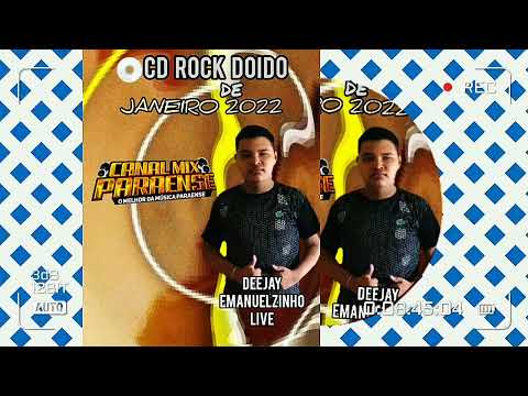 CD ROCK DOIDO DE JANEIRO 2022 DJ EMANUELZINHO LIVE