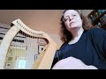 My wire strung harp's first outing.  A little blast of Scarborough Fair.