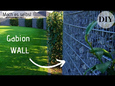 Gabione selber bauen/Gabion Wall DIY/Steinmauer selber machen/Stone Wall DIY