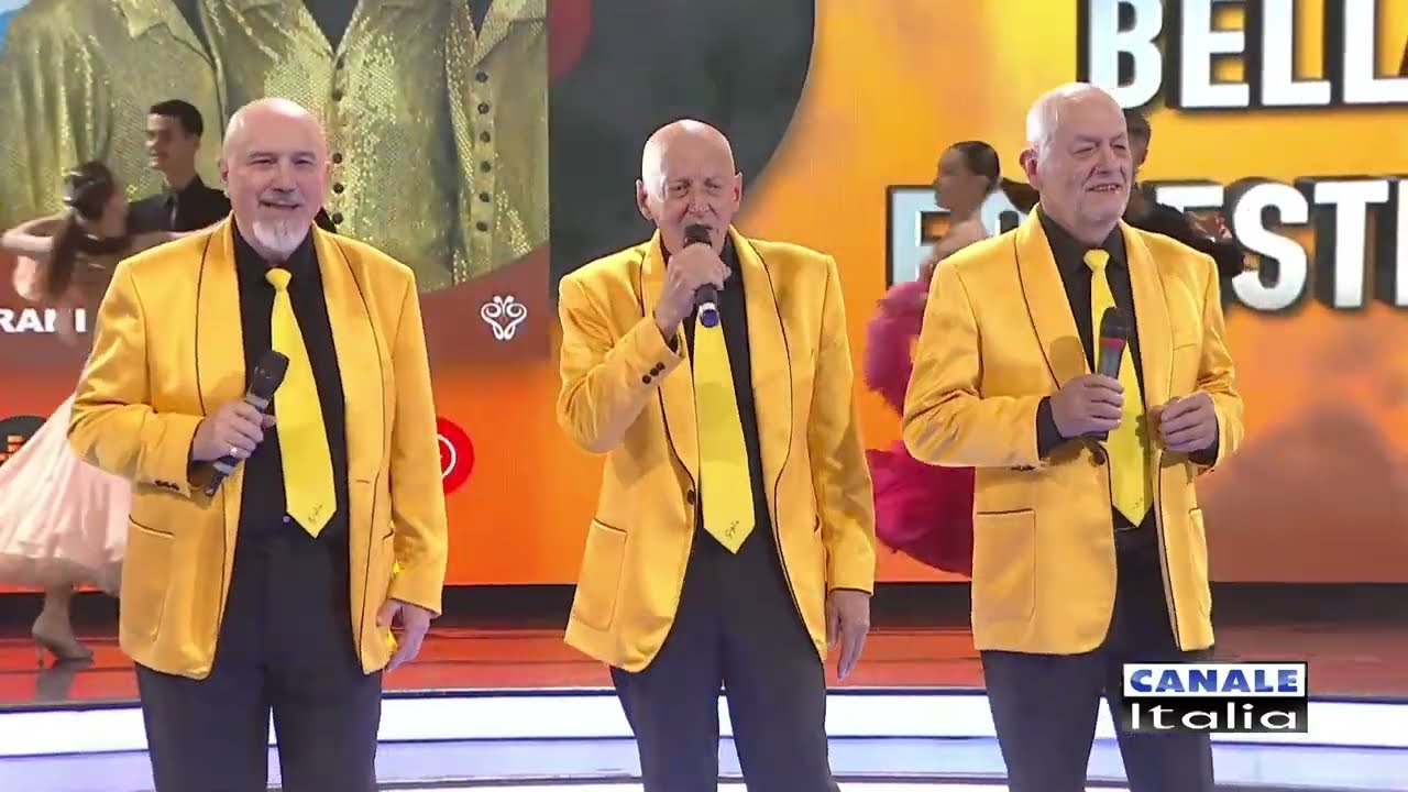 I GIRASOLI con i Nuovi Brani "BELLA FORESTIERA" Canale Italia SPECIALE FARFALLINA Cantando Ballando