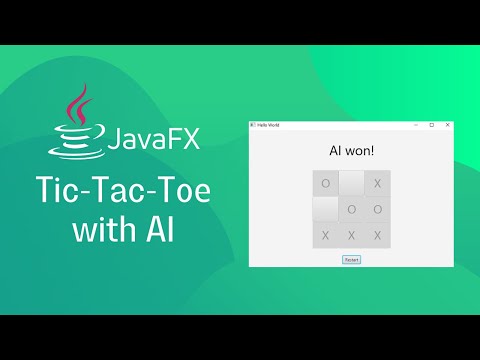 JavaFX and Scene Builder - Tic-Tac-toe AI