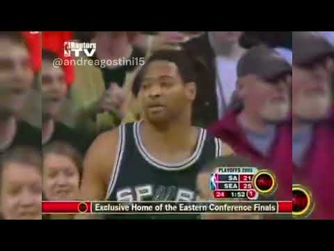 2005 Playoffs WCSF Game 4 - San Antonio Spurs at Seattle Supersonics - Full Highlights